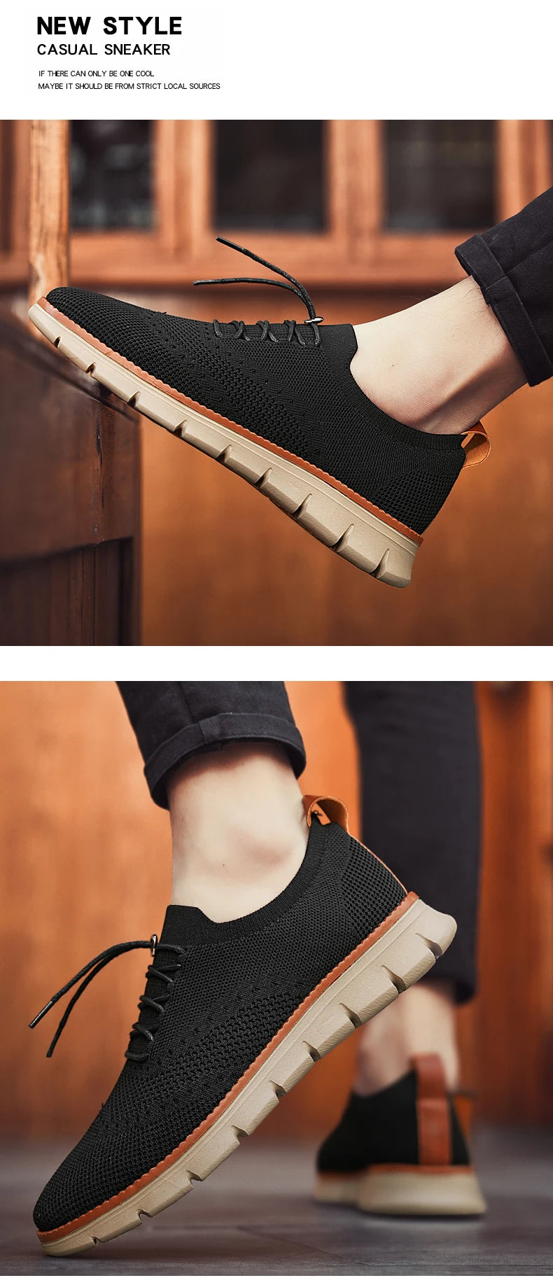 Men Casual Shoes Breathable Comfortable Men Outdoor Sneakers Fashionable Block Men Shoes