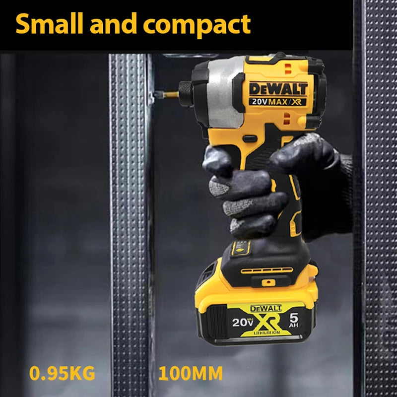 DEWALT DCF850 퀵 배송 20V Impact Driver 205NM Brushless Motor Cordless Rechargable Screwdriver Electric Impact Drill Power Tools