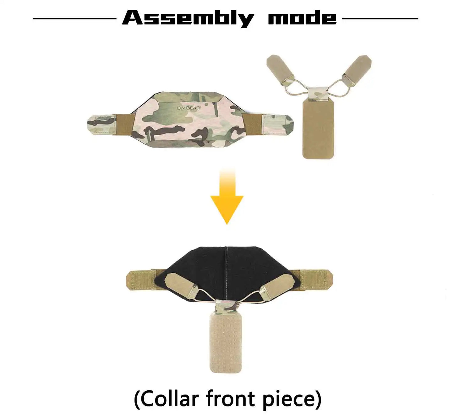 Tactical Neck Guard Collar Protector for Jpc Avs Fcsk Cpc Hunting Gear Tactical Airsoft Equipment Hunt Accessory Camping Outdoor