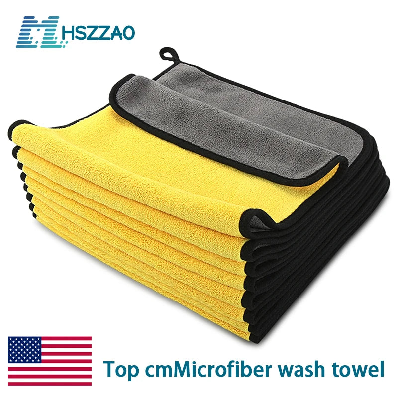 Car Detailing Microfiber Towel Car Wash Accessories Microfiber For The Car Interior Dry Cleaning Auto Detailing Towels Supplies