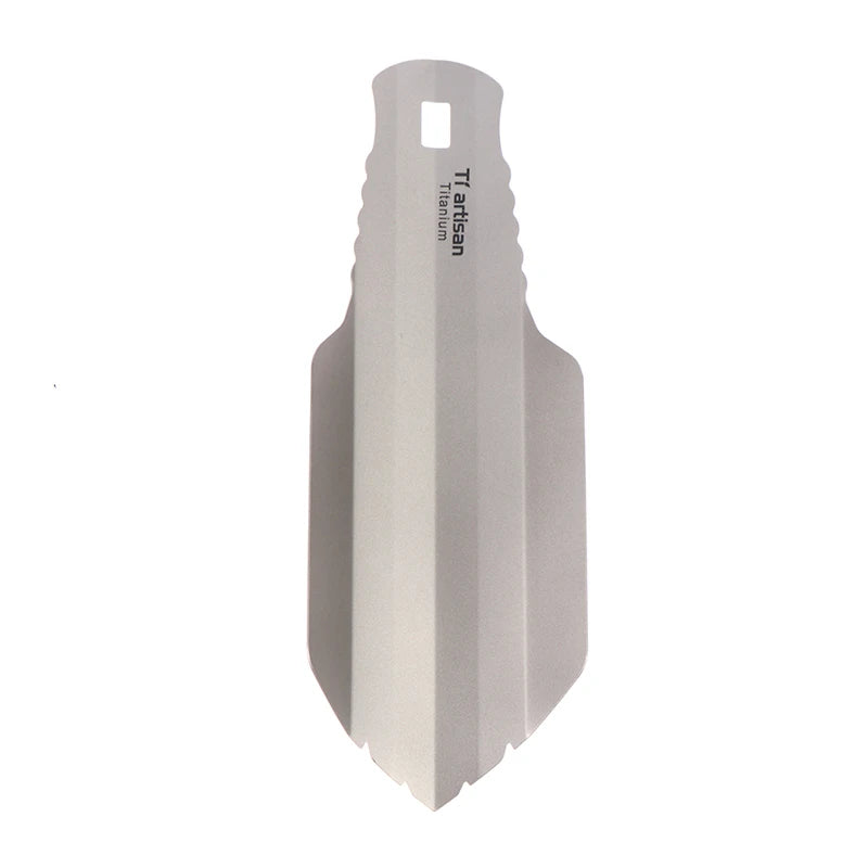 Pure Titanium Ultralight Backpacking Potty Trowel Outdoor Compact Poop Shovel