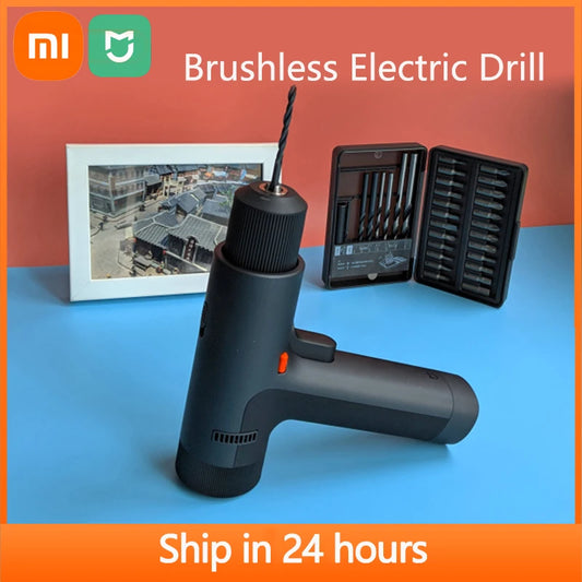 Xiaomi Mijia Brushless Electric Drill Screwdriver Type-C Rechargeable Smart Home Power Tool