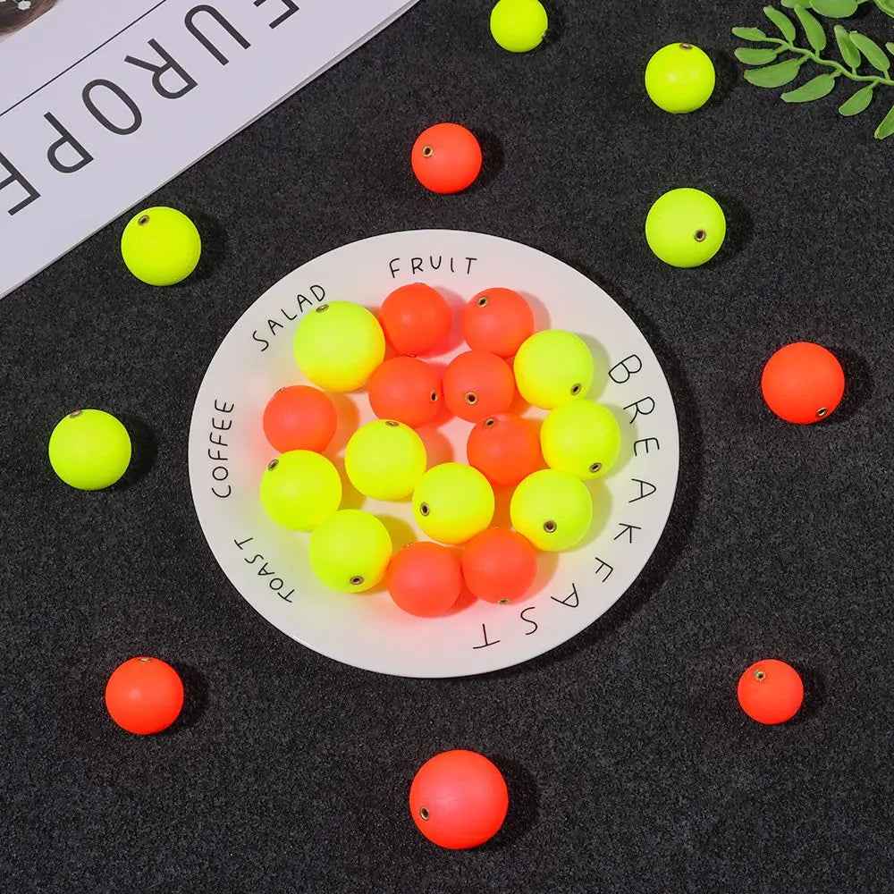 10Pcs EPS Foam Hard Fishing Float Bobber Buoyancy Ball Float Gear Fish Float Outdoor Floating Fishing Tackle 20mm/24mm/27mm/30mm