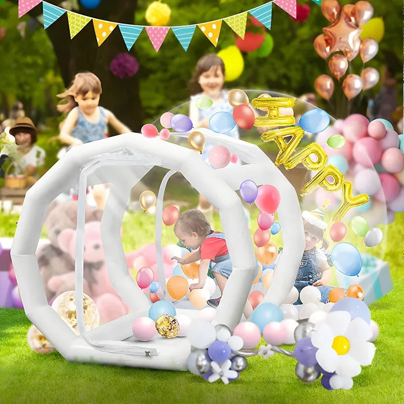 2.5M/3M/3.5M Inflatable Castle Bubble House With Blower Clear Dome Tent Wedding Party Event Photography backdrop Kids toy gift