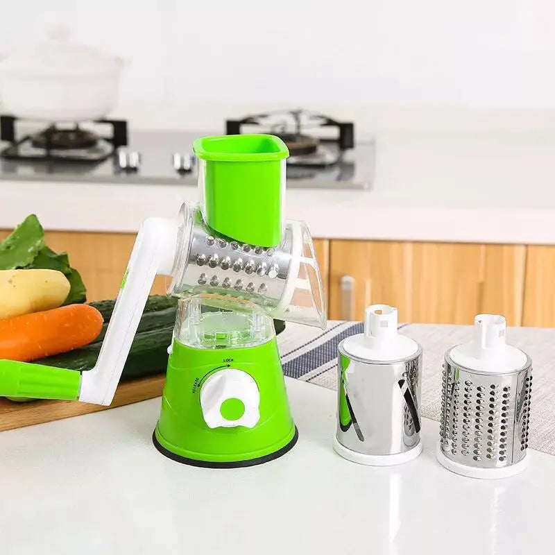 Manual Rotary Cheese Grater for Vegetable Cutter Potato Slicer Mandoline Multifunctional Vegetable Chopper Kitchen Accessories