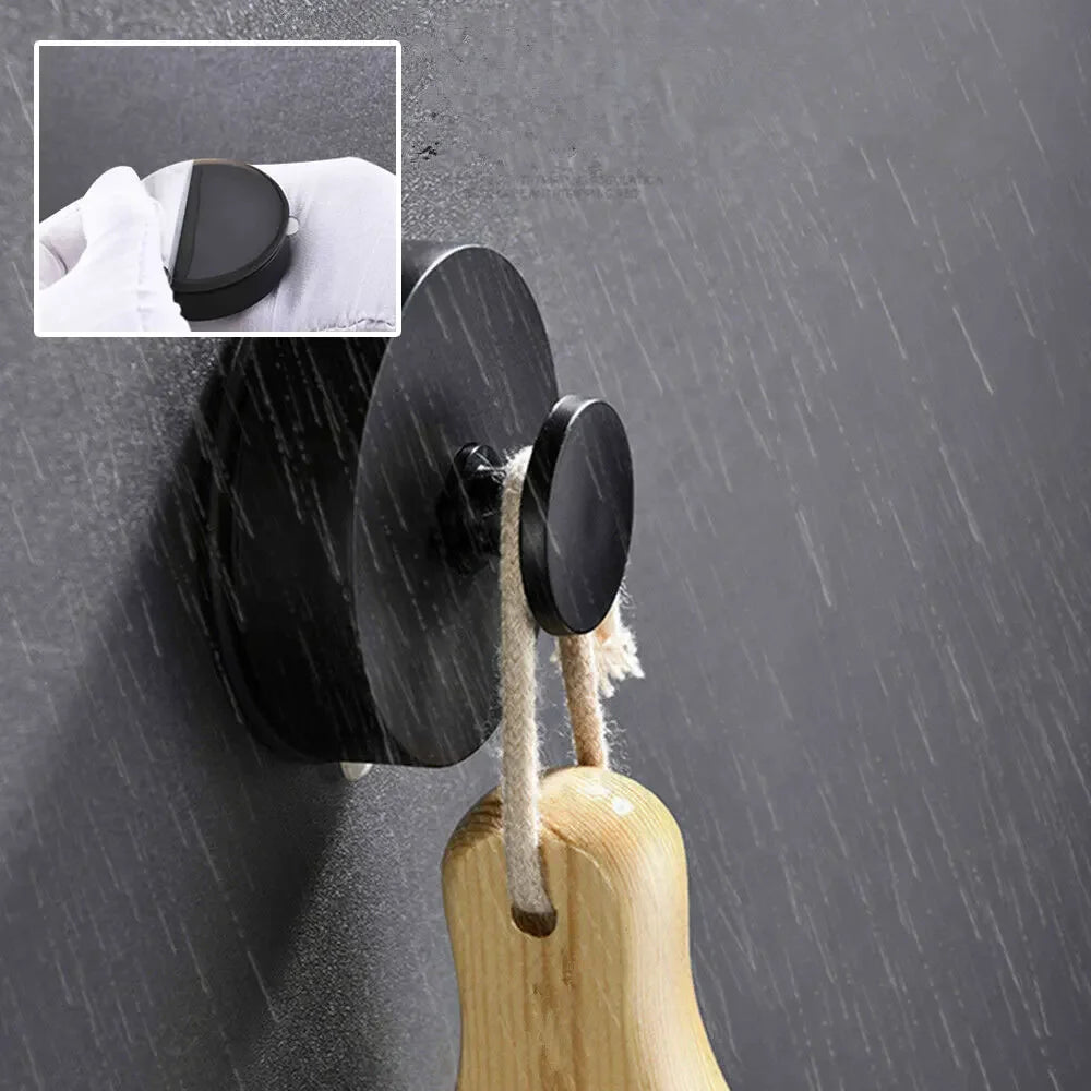 Black/white Vacuum Suction Cup Hooks Punch Free Bath Sucker Hook Wall Hook Hanger Glass Kitchen Bathroom Hooks for Towel Handbag