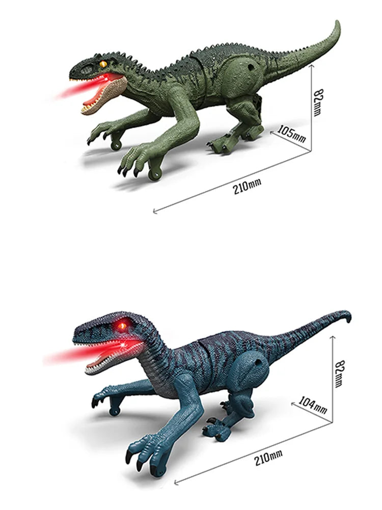 Electric remote control Velociraptor Tyrannosaurus Rex simulation sound emitting remote control dinosaur toy