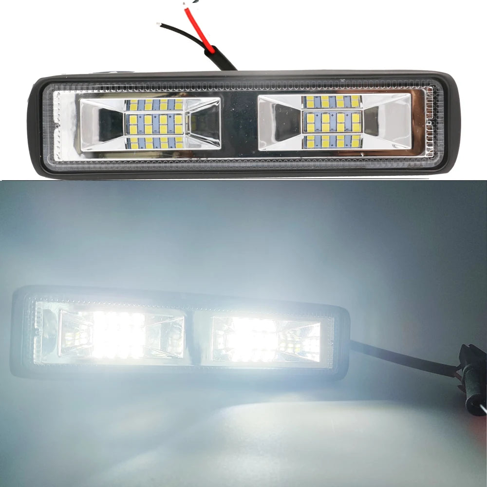 Aluminum Alloy Led Working Headlights Light 12-24v For Led Headlights For 4x4 Led Bars For Vehicles 24v Led Car Light