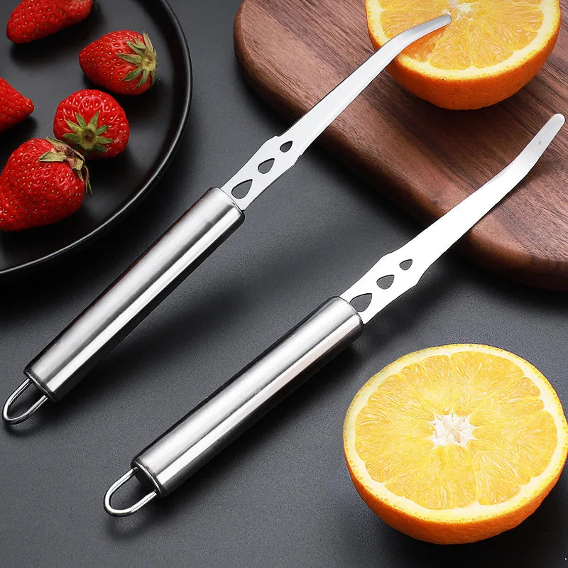 1 PC Stainless Steel Orange Peeler Manual Lemon Fruits Citrus Cutter Practical Peeling Knife Kitchen Vegetable Tools Gadgets