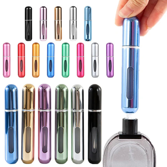 5ml 10ml  Bottom-Filling Pump Perfume Bottle Portable Travel Refillable Spray Bottle Mini Empty Cosmetic Containers