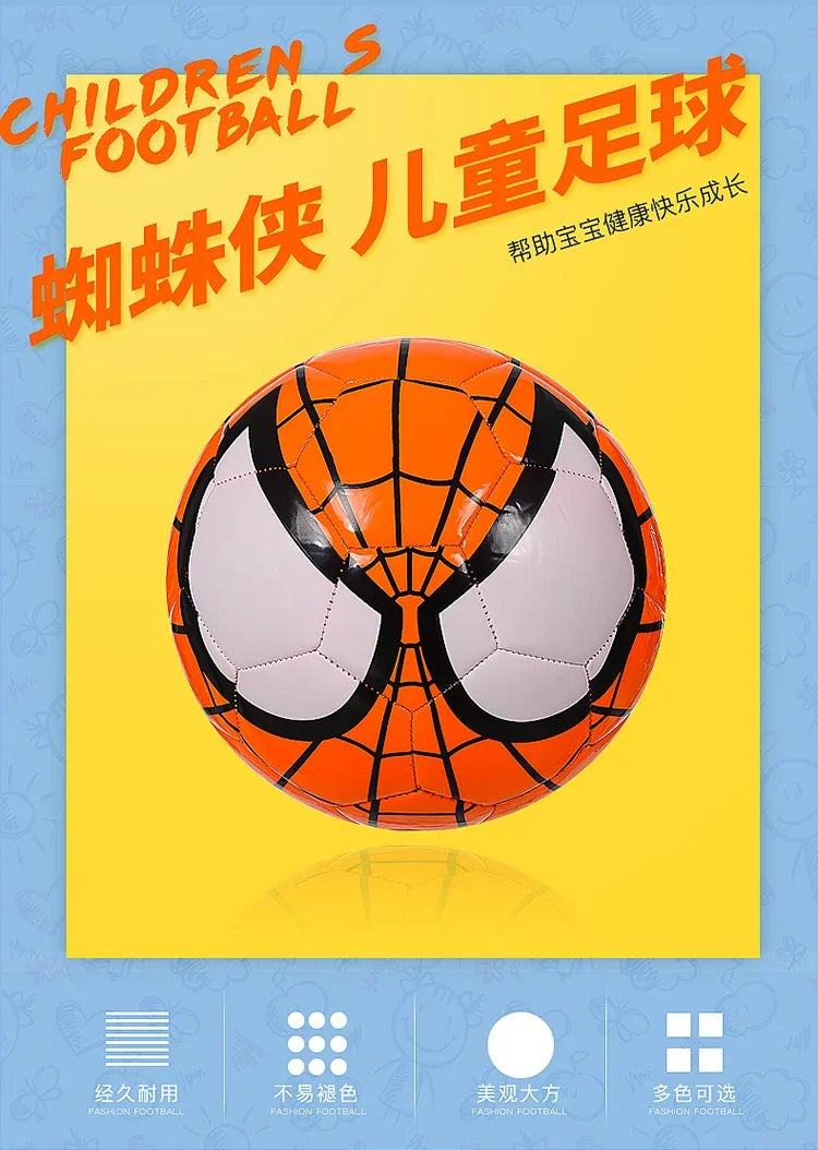 Disney Spider-Man kids Football Ball SpiderMan Student Football Campus Training Game PVC Football Children's Birthday Gift Toys