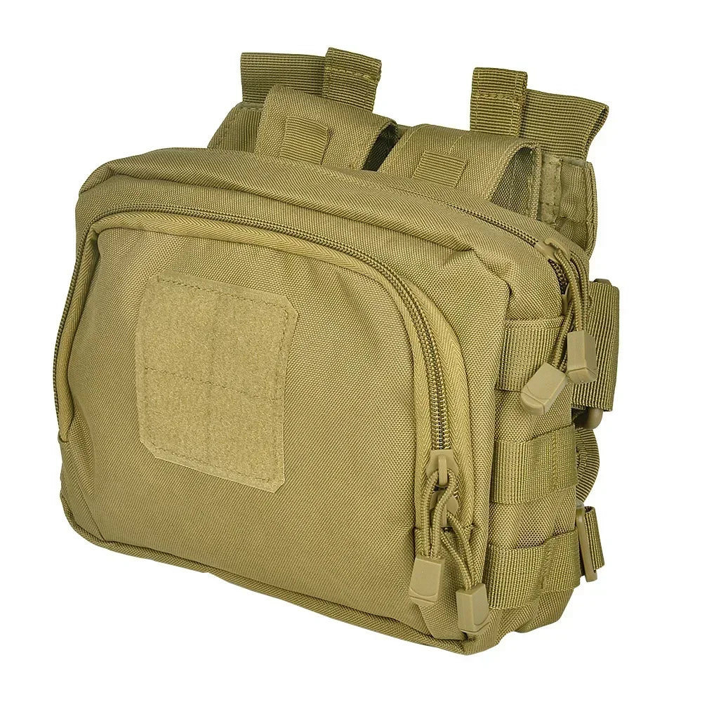 Tactical 2 Banger Bag Messenger Range Bags Hunting Large Capacity Storage Bag Crossbody Shooting Hunting Gear Chest Bags