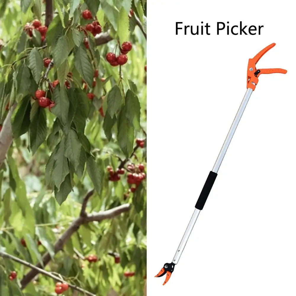 Garden Tree Pruning Shears High Branch Pruning Tool Long Reach Handle Fruit Knife Picker Pruner Cocina Garden Fruit Picking Tool