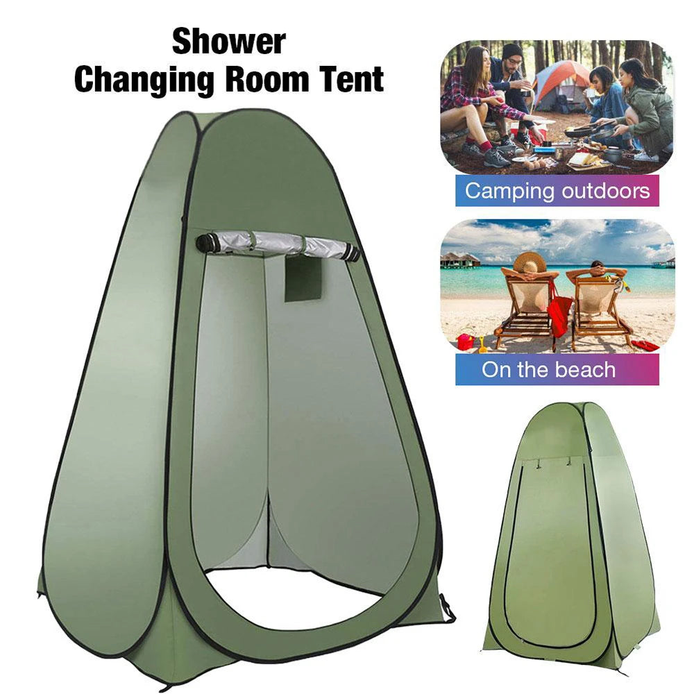 Portable Outdoor Camping Tent Shower Tent Simple Bath Cover Changing Fitting Room Tent Mobile Toilet Fishing Photography Tent