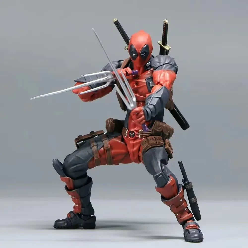 Super hero hot selling Yamaguchi style Deadpool 2.0 action doll toy 15cm Deadpool movable model doll collection accessories