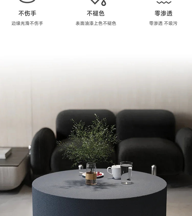 Simple Tea Table Round Marble Magazine Vase Bedroom Apartamento Outdoor Nordic Modern Dining Table Makeup Mesa Balcony Furniture