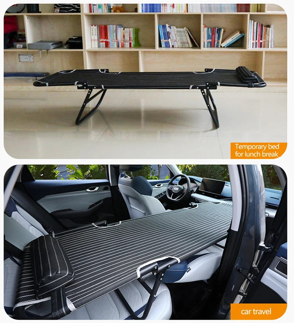 General Motors Portable Folding Bed Car Modification Bed Co pilot Sleep Bed Camping Car Rear Seat Travel Bed Car Accessories