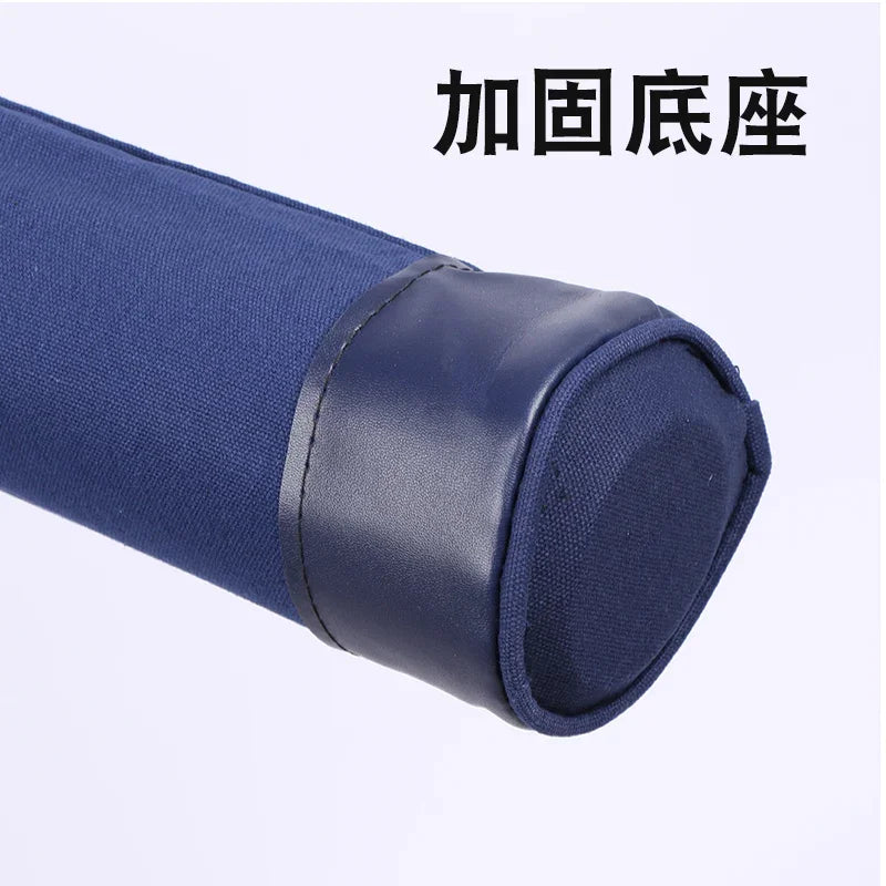 1.3/1.4m Folding Portable Fishing Rod Large-Capacity Bag Fishing Umbrella Bag Thickening Canvas Rod Bag Fishing Gear Accessories