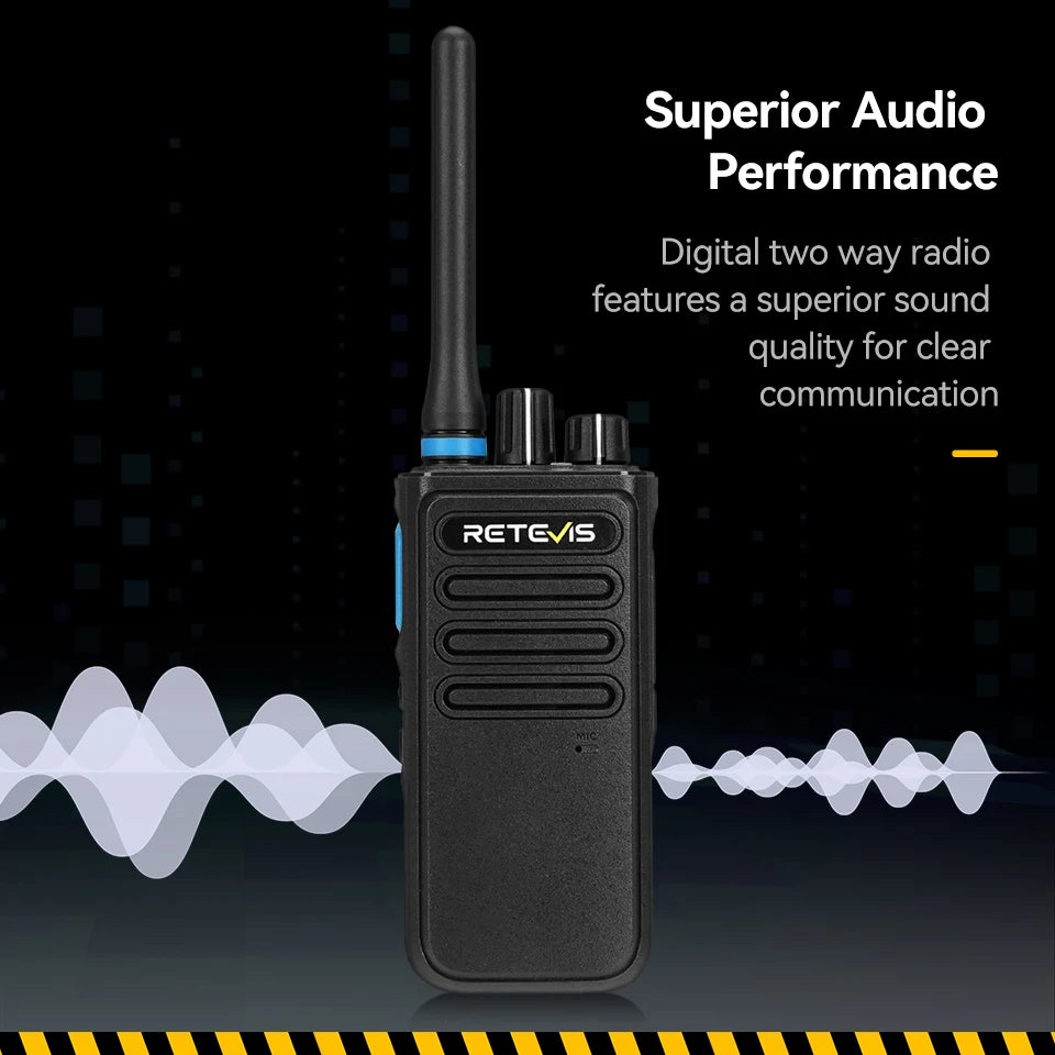 Retevis P1 DMR Digital Walkie Talkie Long Range Communication Radio Professional Walkie-Talkie UHF DMR Two-way Radio Transceiver