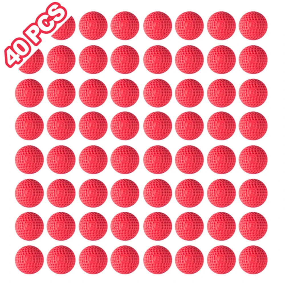 40PCS Bullets Ball for Nerf Rival Zeus Apollo Bullets Toys Gun Soft Round Darts for Nerf Rivals Toy Gun Ball Children Gift