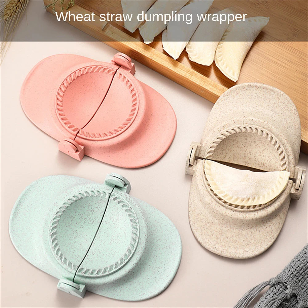 New DIY Dumplings Maker Wheat Straw Dumpling Mold Dumpling Wrapper Gadget Dumpling Clips Pastry Baking Molds Kitchen Accessories