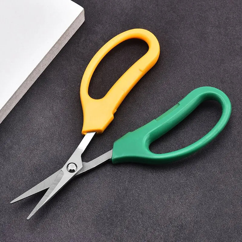 Gardening Tool Scissors Two-color Branch Bonsai Scissors Elbow Rare Fruit Picking Grape Scissors Picking Tool Garden ピッキング 원예가위