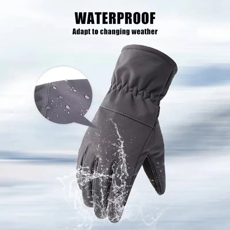 Winter Tactics Outdoors Camouflage Hunting Warm Non-Slip Fishing Gloves Waterproof Touch Screen Ski Camping Cycling Sport Gloves