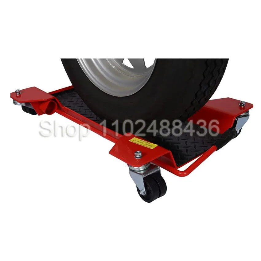 Red motorcycle trolley Motorcycle Mover Lift Stand Motorcycle Mobility Stand