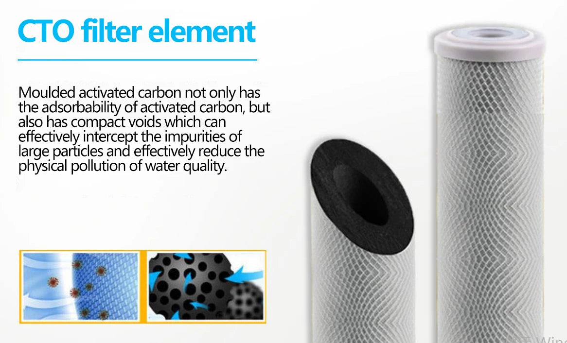 Household new model water filter reverse osmosis system water purifier big flow for kitchen