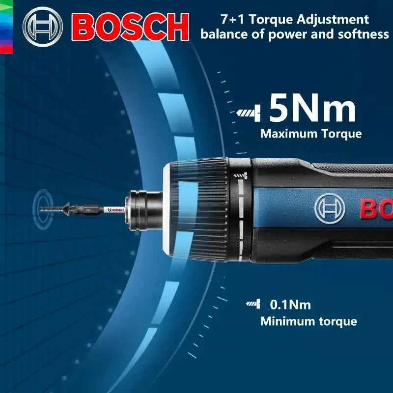 BOSCH GO3 3.6V Rechargeable Screwdriver New Model Brushless Cordless Multifunctional Home Industrial Technician Mini Power Tools