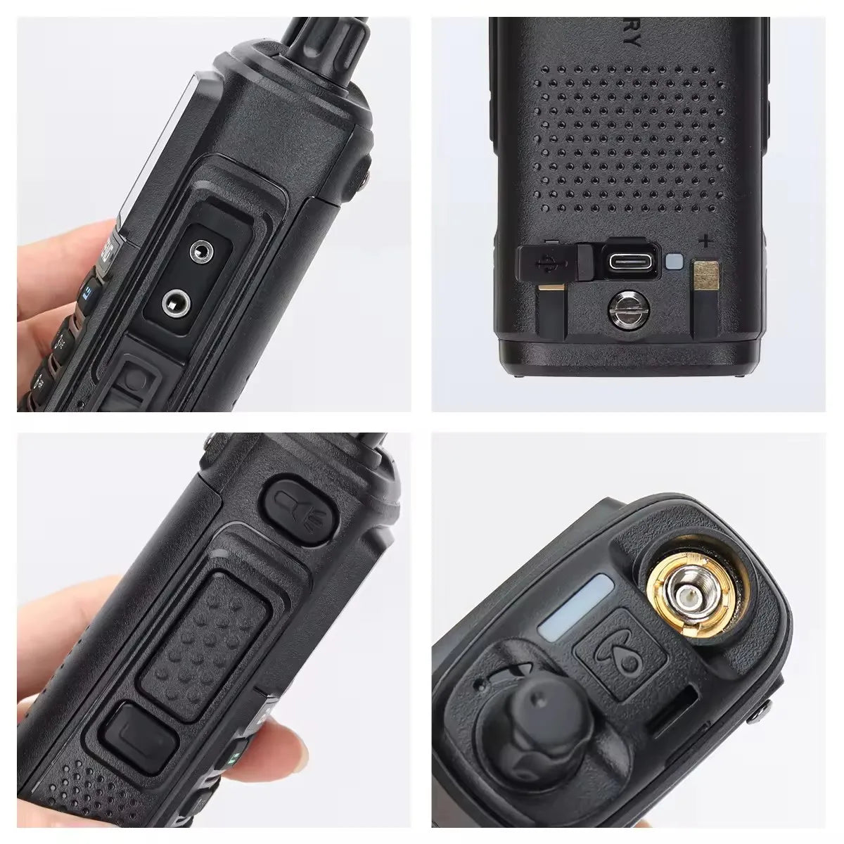 BaoFeng UV-17M Walkie Talkies Six Bands Wireless Copy Frequency Poweful Two Way Radio Long Range Ham Radio UHF VHF For HunTing