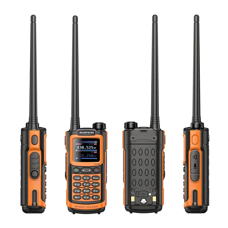 BAOFENG AD-20 Long Range Walkie Talkie Full Band Analog/Digital Wireless Copy Frequency Digital Encryption Record Two Way Radios