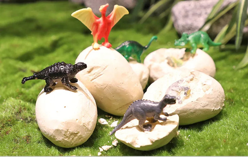 12PCS Archaeological Excavation Dinosaur Egg Fossil Puzzle DIY Dinosaur Egg Multiplayer Party Gift Toy Children's Science Mining