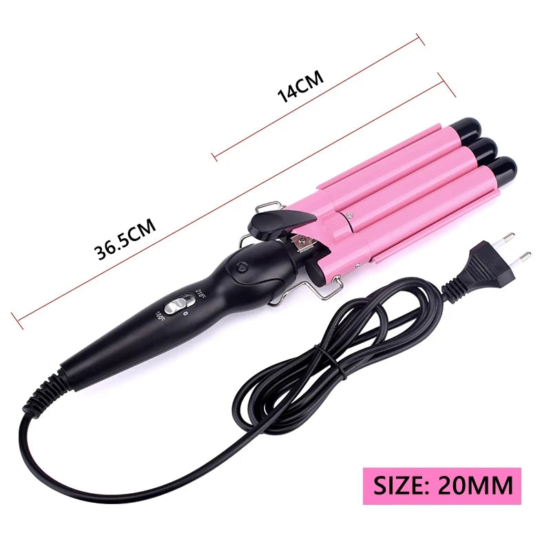 Xiaomi Professional Hair Curler Irons Ceramic Triple Barrel Hair Curler Irons Hair Wave Styling Tools Hair Styler Wand Equipment