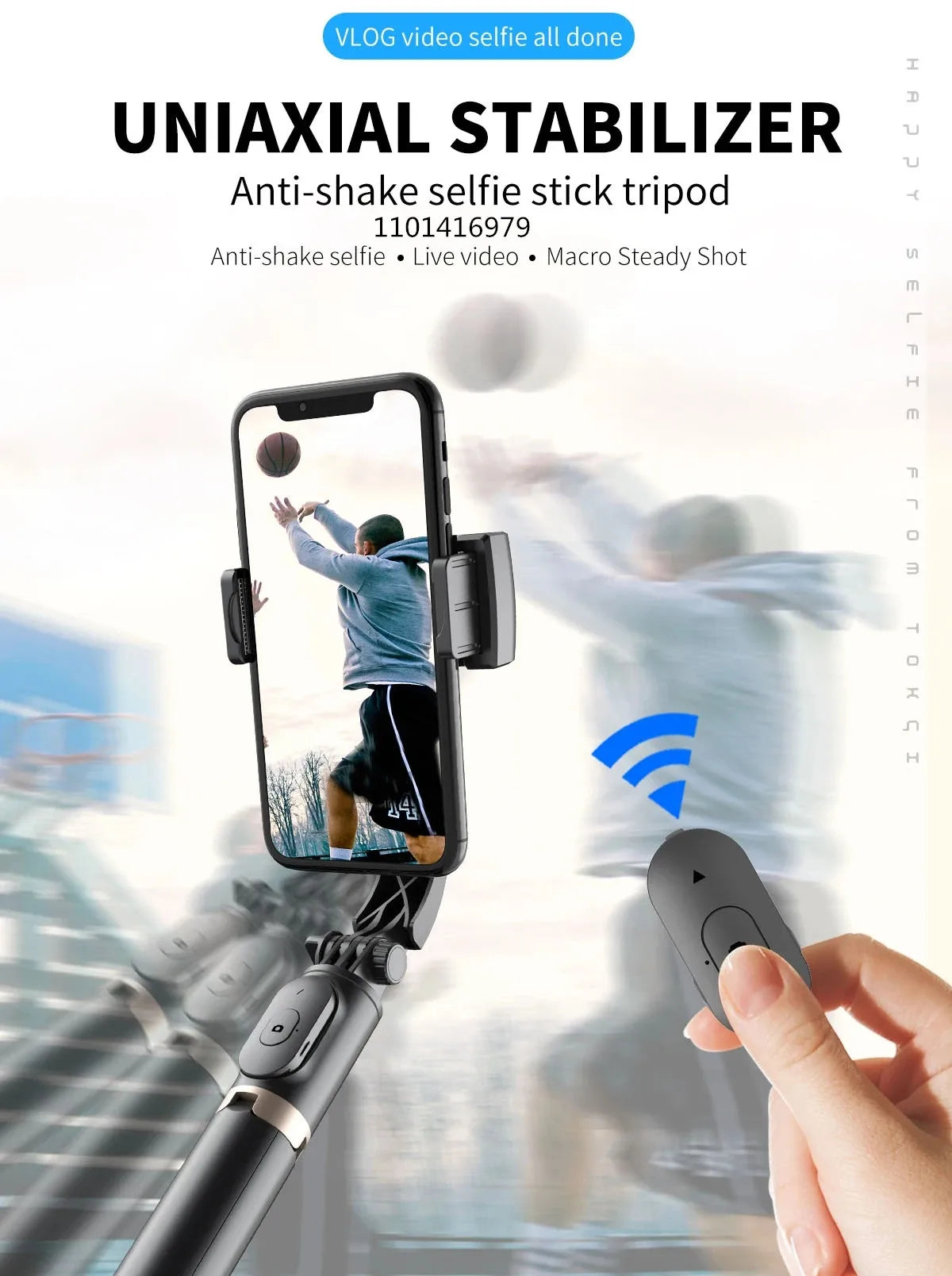 COOL DIER 2023 NEW Phone Gimbal stabilizer Wireless Bluetooth selfie stick tripod Stabilizer holder bracket For Smartphone live