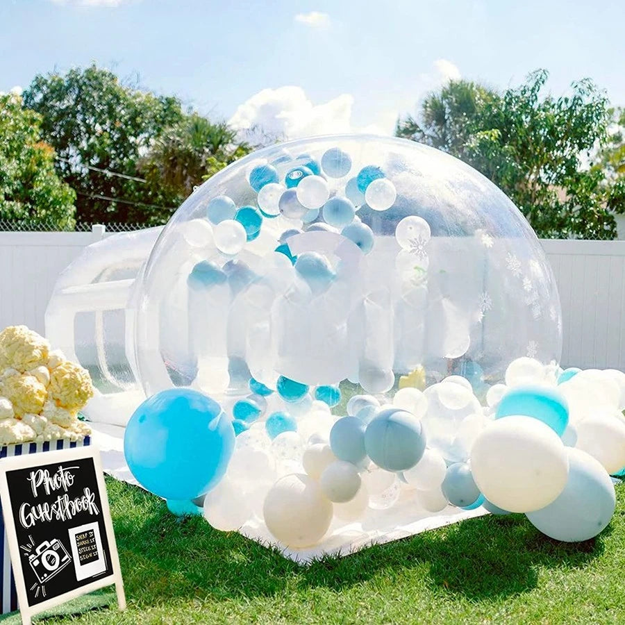 2.5M/3M/3.5M Inflatable Castle Bubble House With Blower Clear Dome Tent Wedding Party Event Photography backdrop Kids toy gift