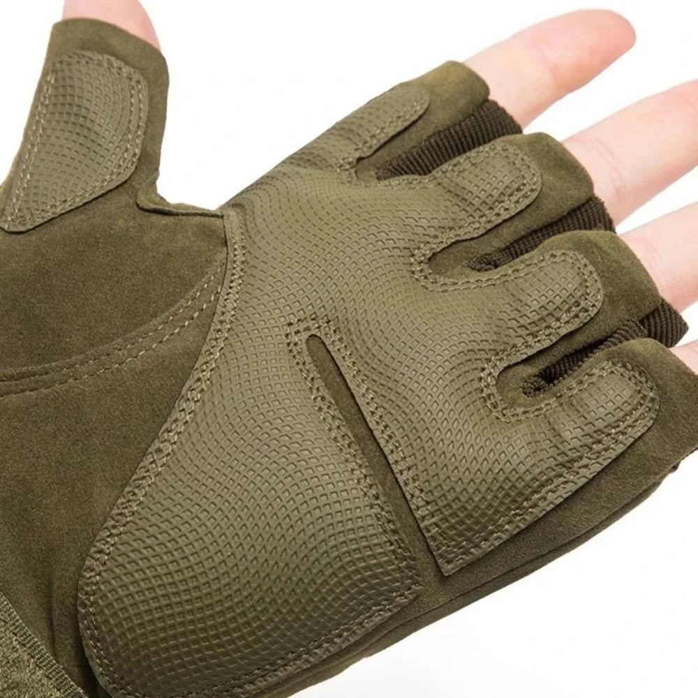 Tactical  Gloves Half Finger Paintball Airsoft Shot Combat Anti-Skid Men Bicycle Full Finger Gloves Protective Gear