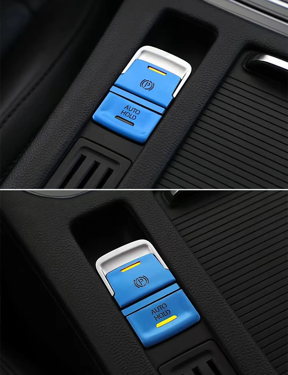 For VW Golf 7 7.5 MK7 AT 2015-2019 Car Handbrake Auto Hold P Switch Button Sticker Cap Cover Trim Protection Accessories