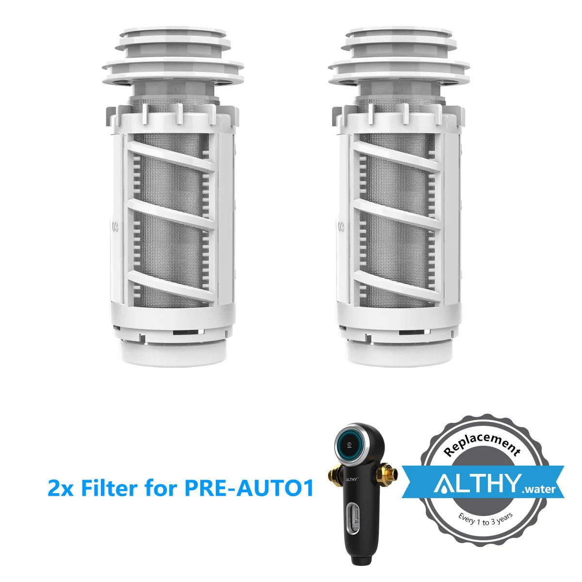 Backwash Water Filter Replacement For ALTHY PRE1 / PRE2 / PRE3 / PRE4 / AUTO2 Central Prefilter System Stainless Steel Mesh