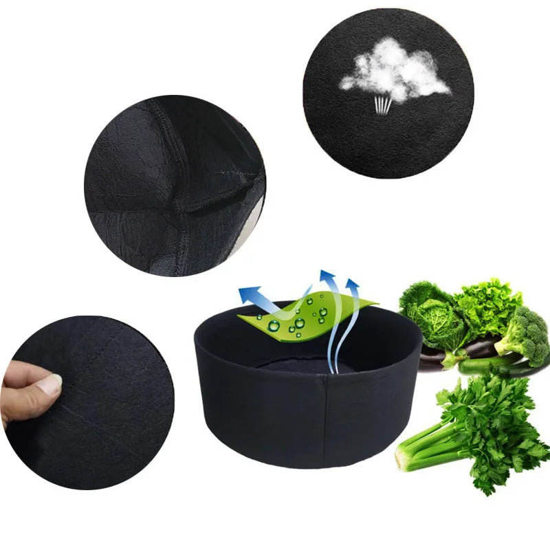 127x30cm large raised garden bed Flower grow bags plant pots growing accessories vegetable cultivation tools Non-Woven fabric Q1