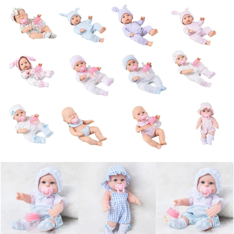 12in Baby Dolls Reborns Doll Nurturing Doll Realistic Handmade Full Body Silicone Reborns Popular Parenting Game Gift