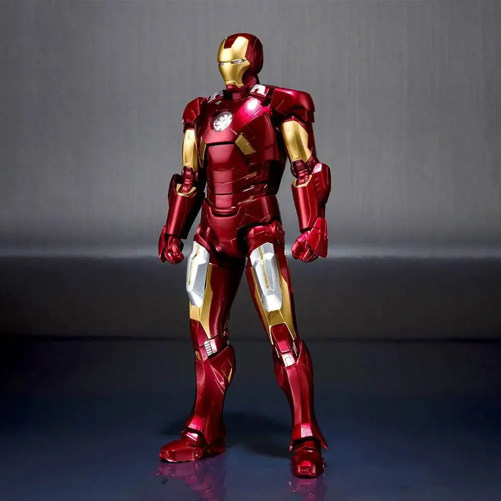 Hot Toys Iron Man MK7 MK20 Nano Armor Avengers League Sculpture Edition Handicraft Model for Adult and Child Toys