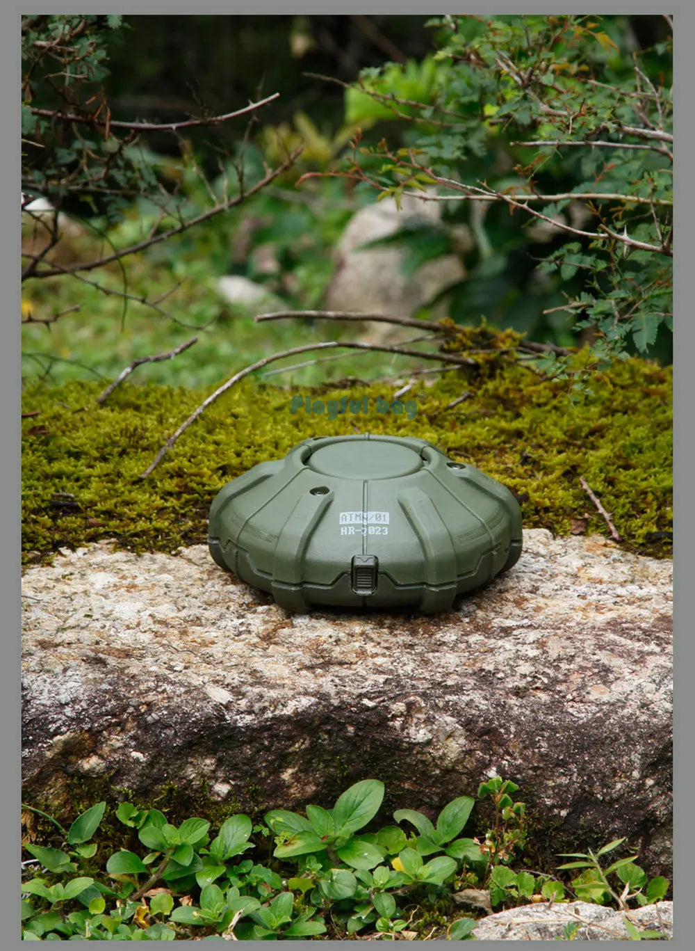 Tactical Anti Tank Mine Model Mosquito Coil Box Creative Military Style Mosquito Incense Box Props Outdoor Camping Gear AQB165