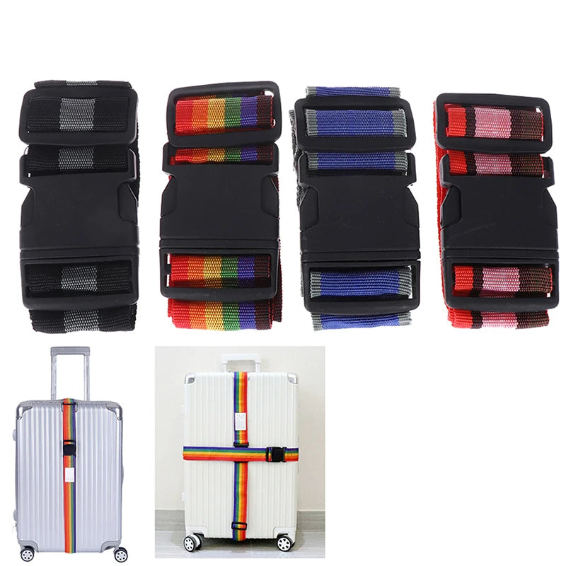 Travel Luggage Strap Adjustable Password Lock Packing Belt Baggage Secure Lock Anti-theft Luggage Strap Bundling Belt