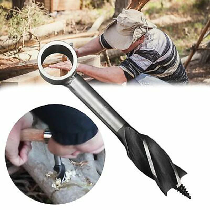 Bushcraft Auger Wrench Outdoor Survival Hand Drill Survival Gear Tool Outdoor Sports Jungle Crafts Camping Bushcraft Accessories