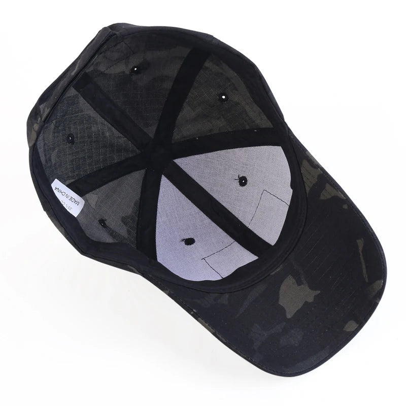 Outdoor Sport Snap back Caps Camouflage Hat Simplicity Tactical Camo Hunting Cap Hat For Men Adult Cap