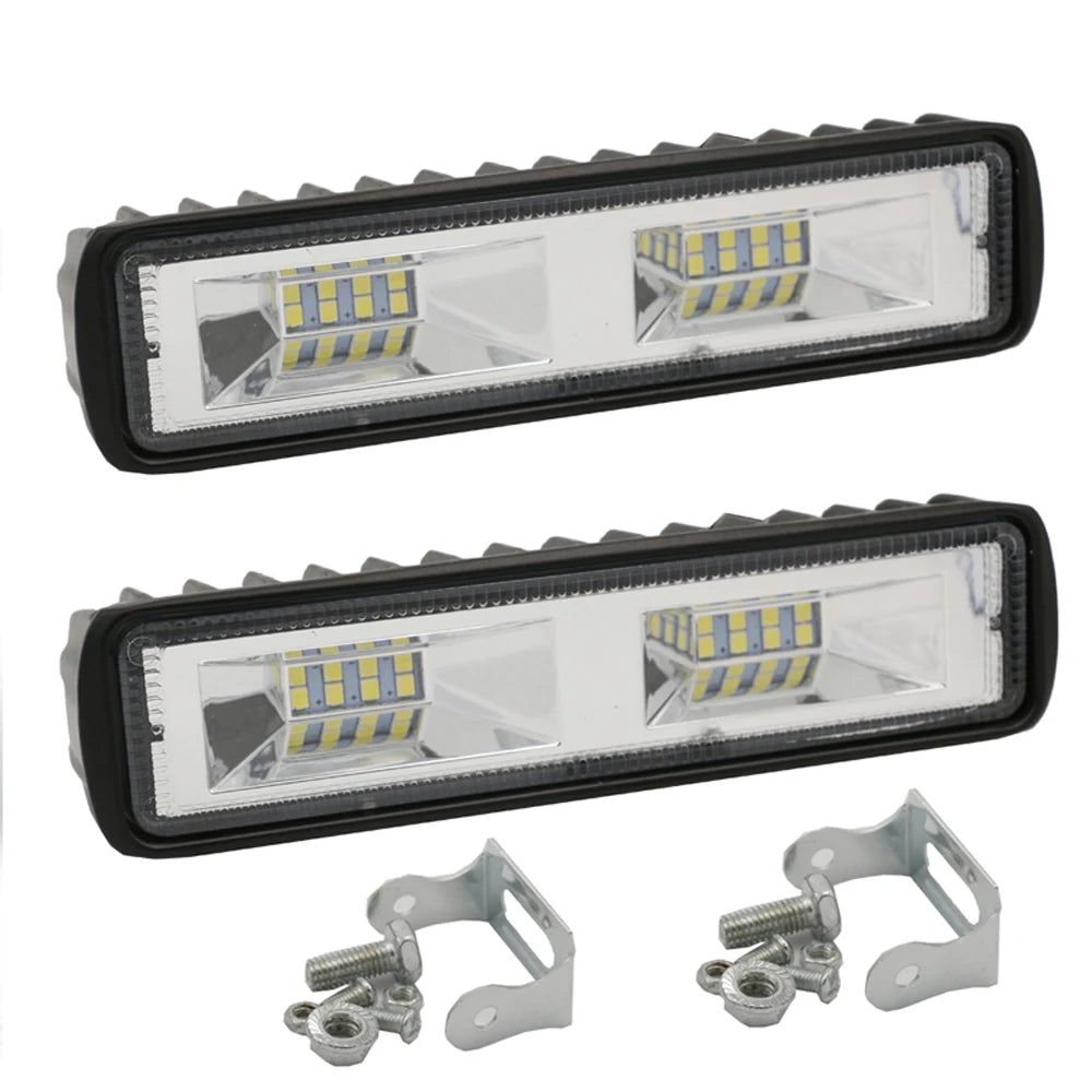 Aluminum Alloy Led Working Headlights Light 12-24v For Led Headlights For 4x4 Led Bars For Vehicles 24v Led Car Light