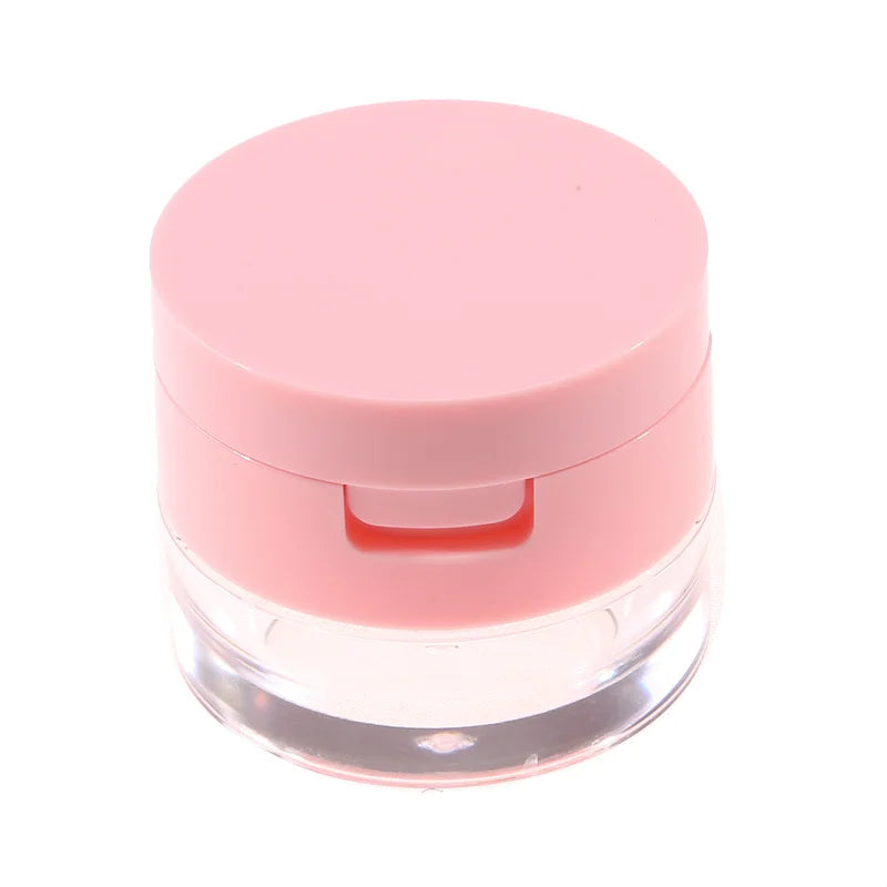 1Pc 3g/5g Portable Powder Box Empty Mini Loose Powder Container With Sieve Mirror Cosmetic Sifter Jar Travel Makeup Container