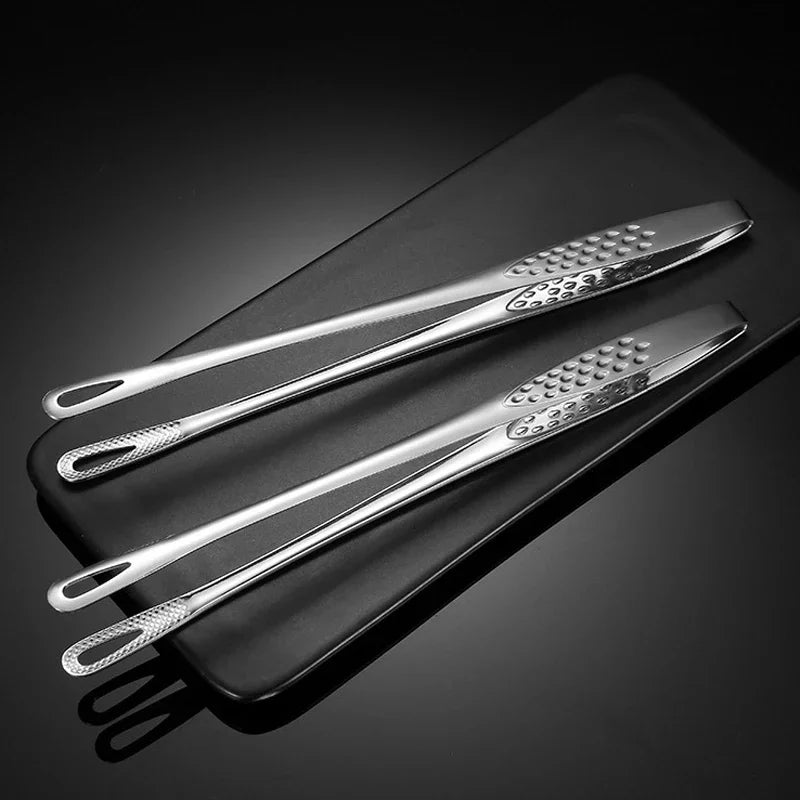 2024 Hot Kitchen Tongs Stainless Steel Barbecue Tongs Clip BBQ Grill Meat Tongs Cooking Tweezers for Food Utensils Kitchen Tools