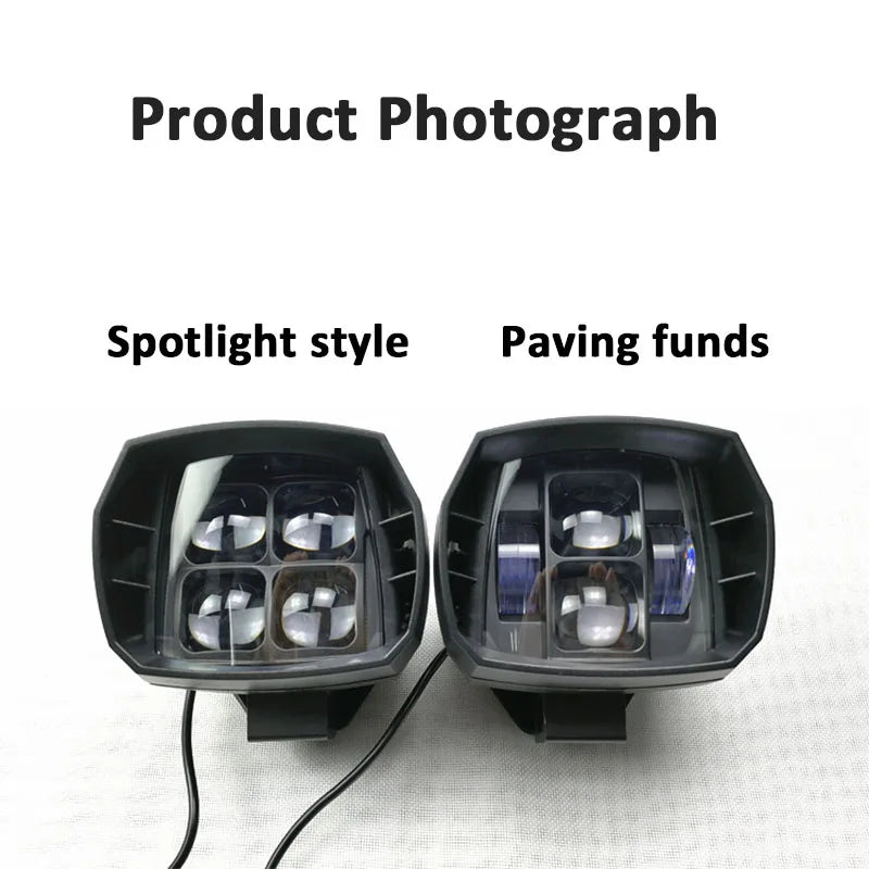 Led Work Light Auxiliary Front Fog Light Driving 2 Pcs for 4x4 Off Road UTV Vehicle Truck 60w Car Spot Lights